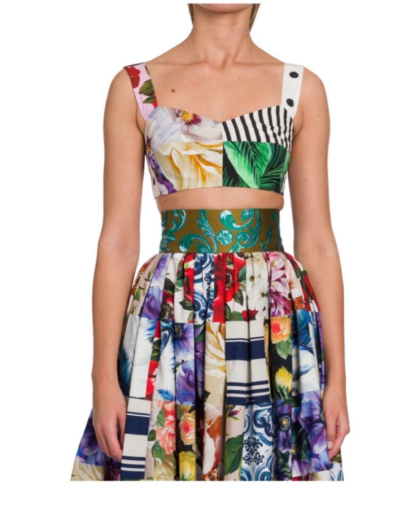 Dolce & Gabbana Patchwork Skirt Set - Image 2