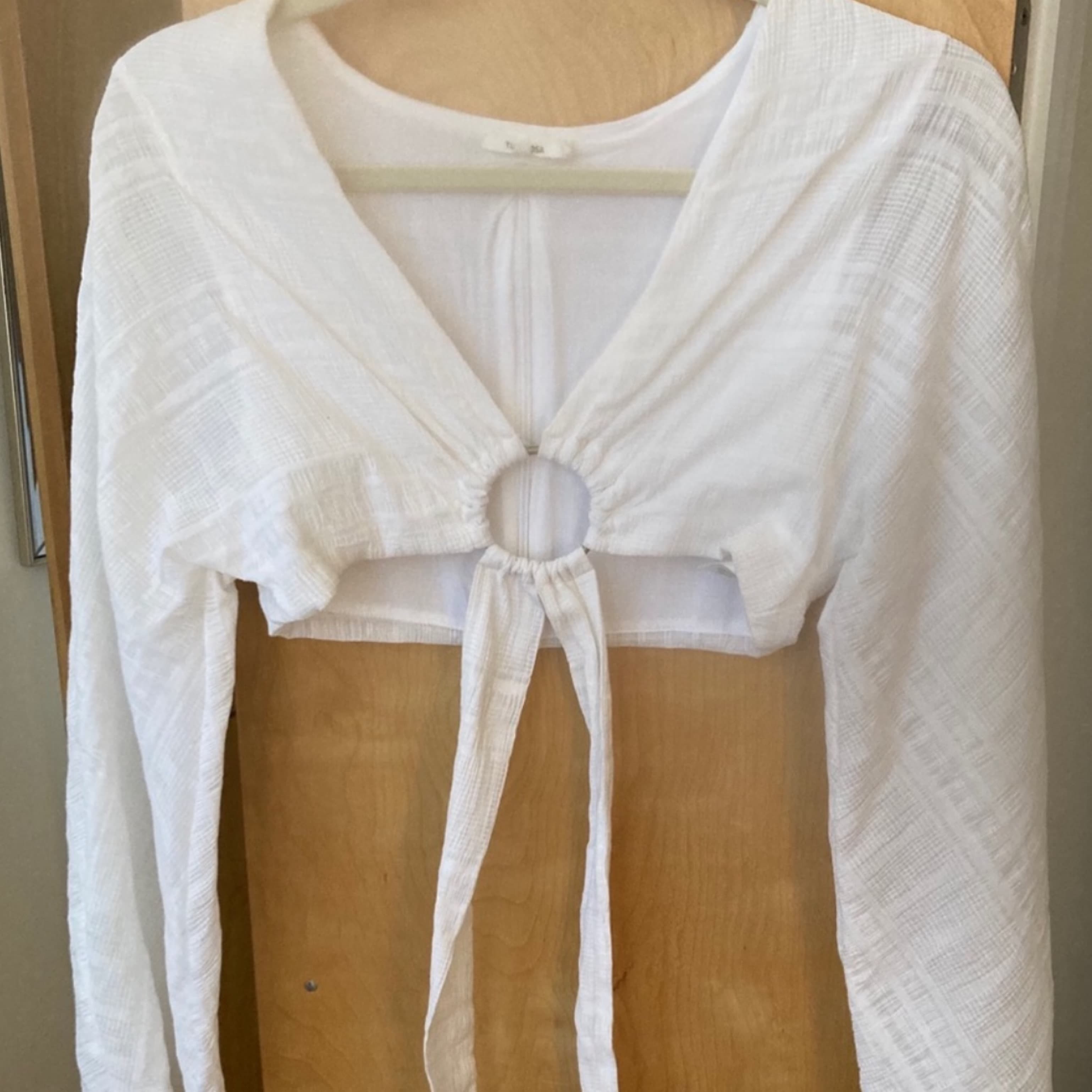 Revolve Tularosa Molly Cutout Linen Top - Image 3