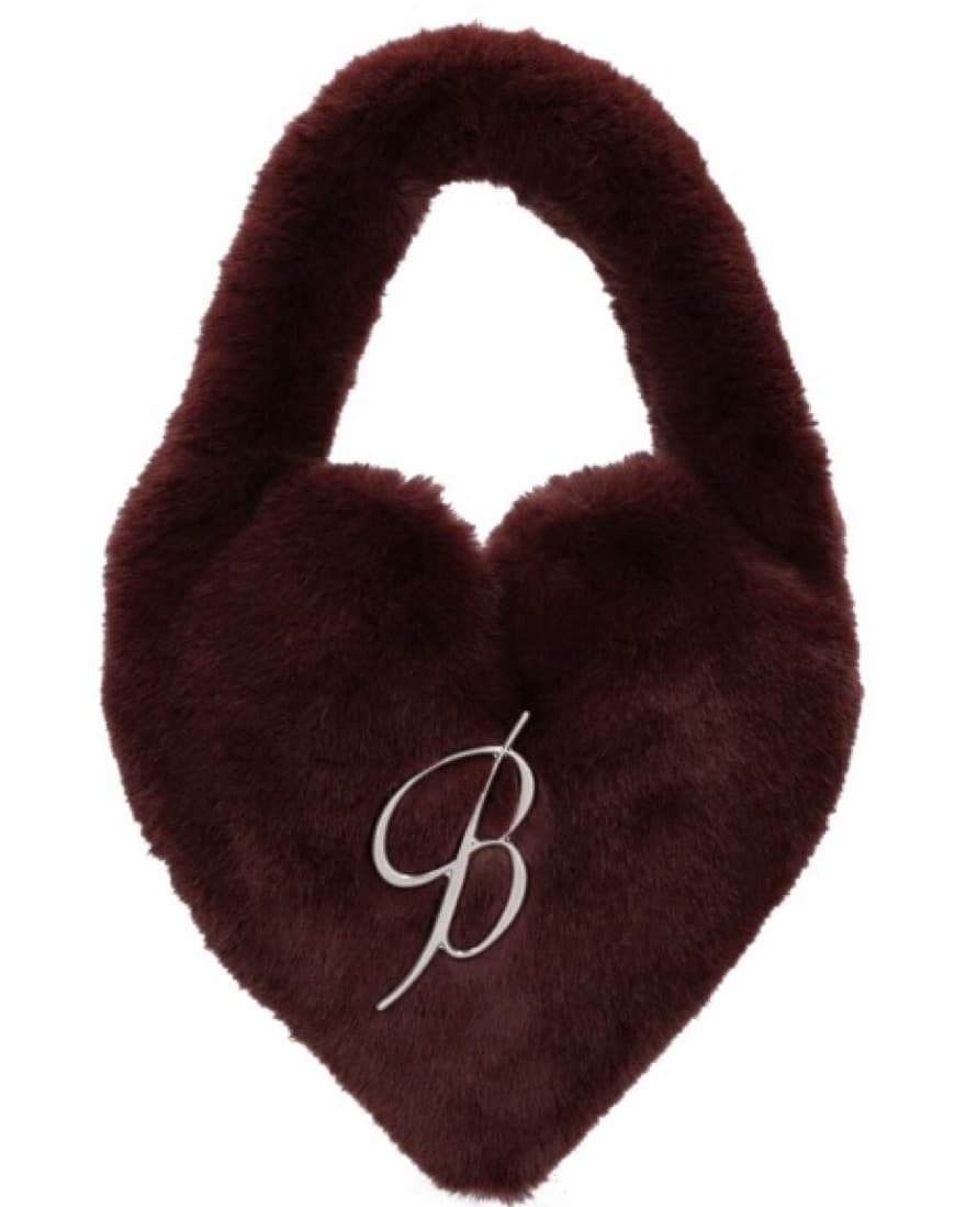 Blumarine Fur Brown Pin Bag - Image 1