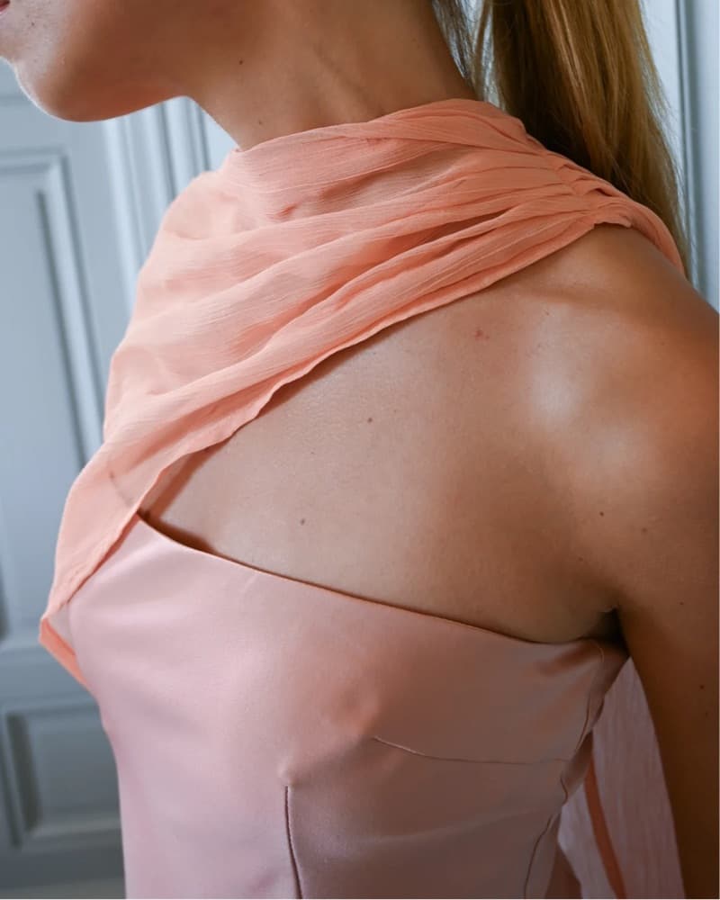 YLLW The Label Vitoria Cape Dress - Image 4
