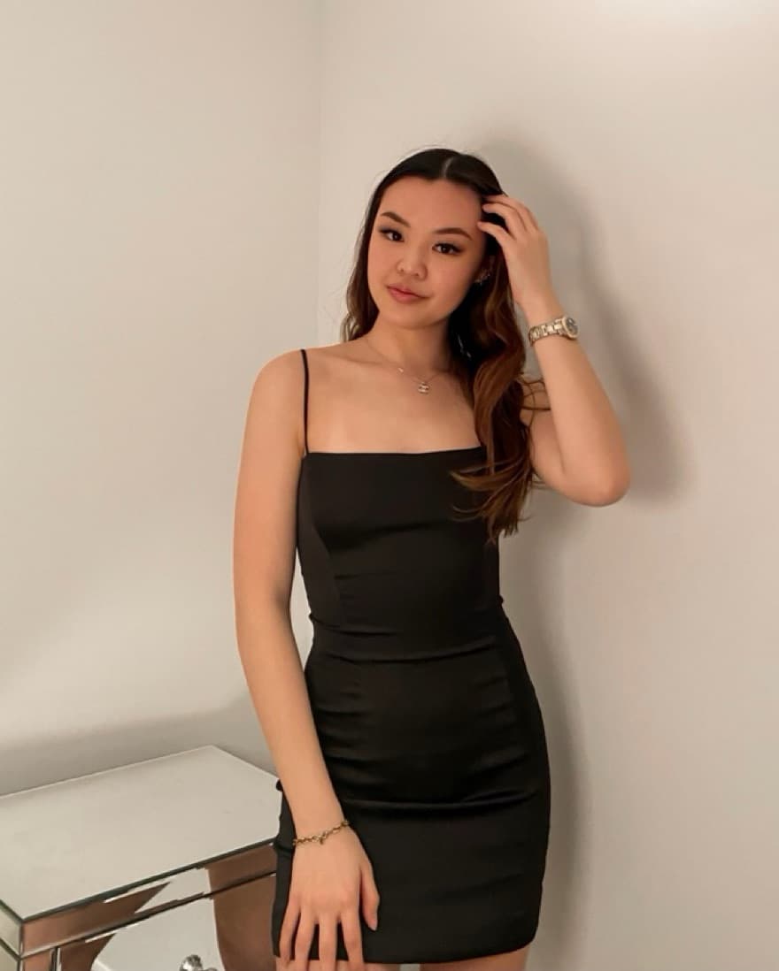Aritzia Shimmer Satin Dress - Image 2
