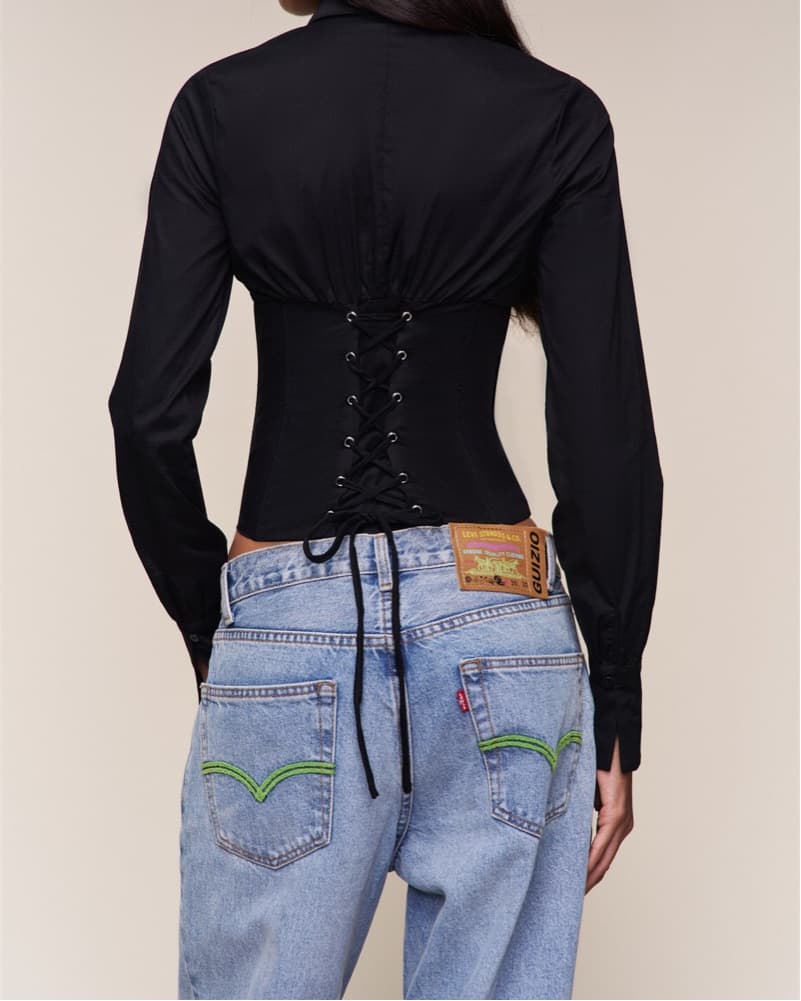 Guizio Tailored Corset Long Sleeve  - Image 3