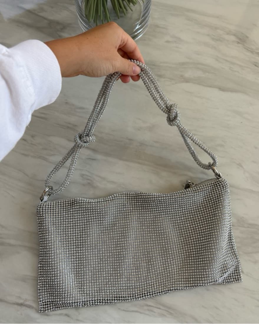 Cult Gaia (ish) Silver Purse - Image 2