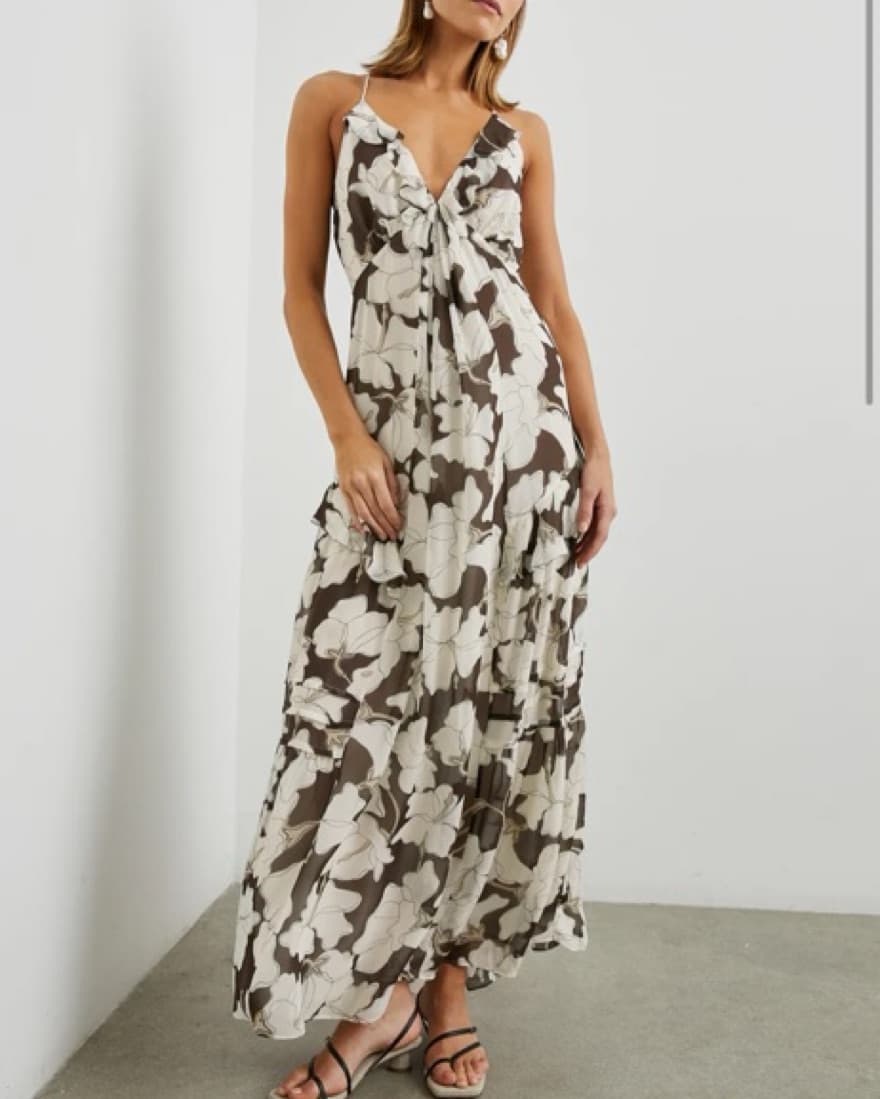 Rails Boa dress In mocha XS  - Image 1