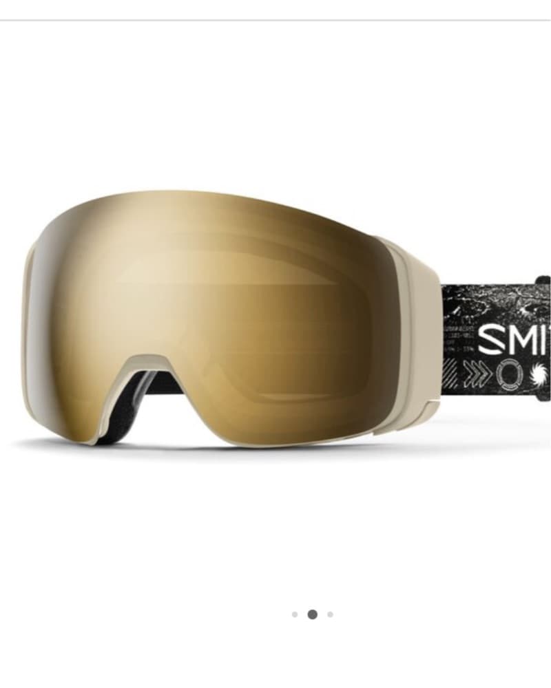 Smith Sleek Ski Goggles with Golden Lens - Image 2