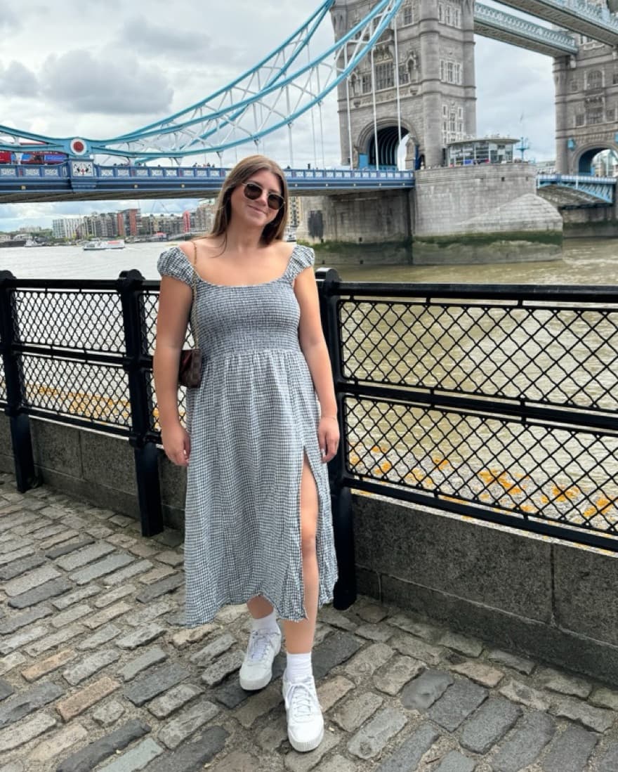 Reformation Gingham Dress - Image 1