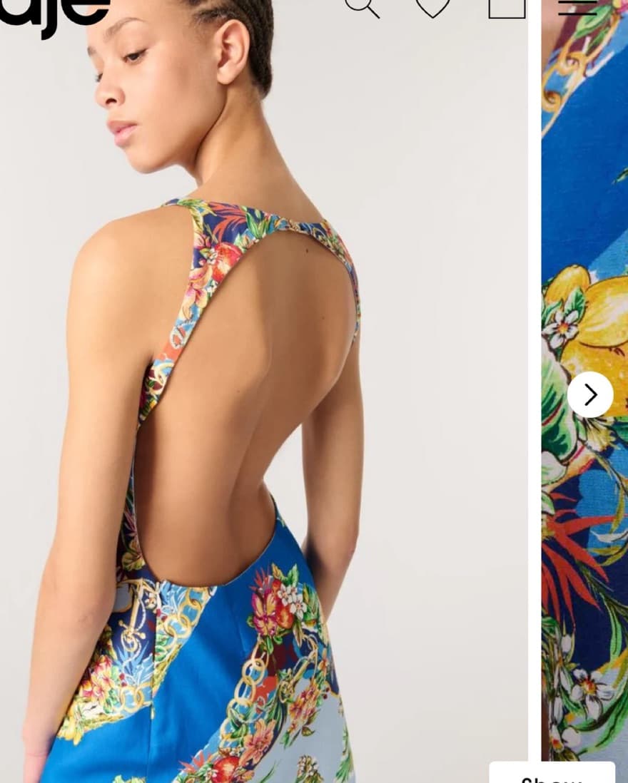 Maje Open Back Dress - Image 2
