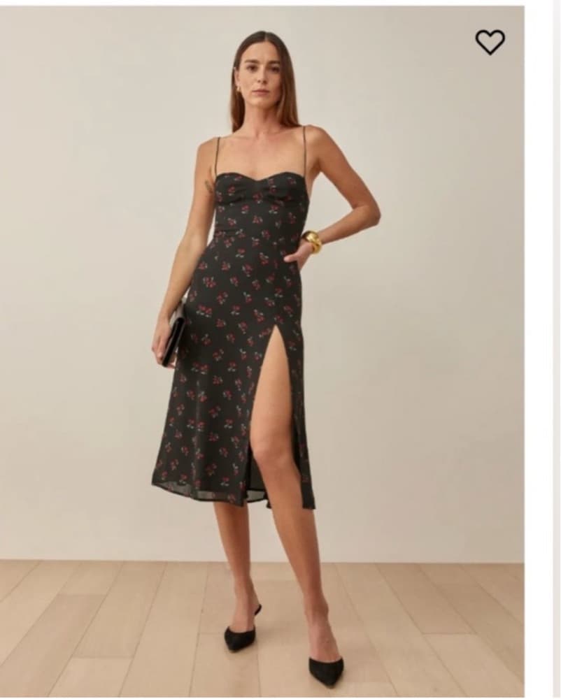 reformation juliette cherry dress - Image 2