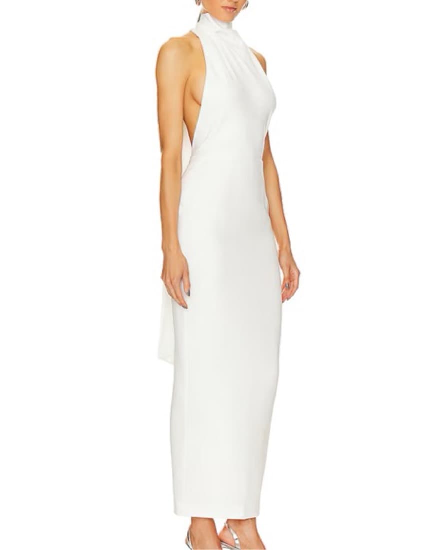 Sau Lee Patricia Dress In Ivory - Image 5