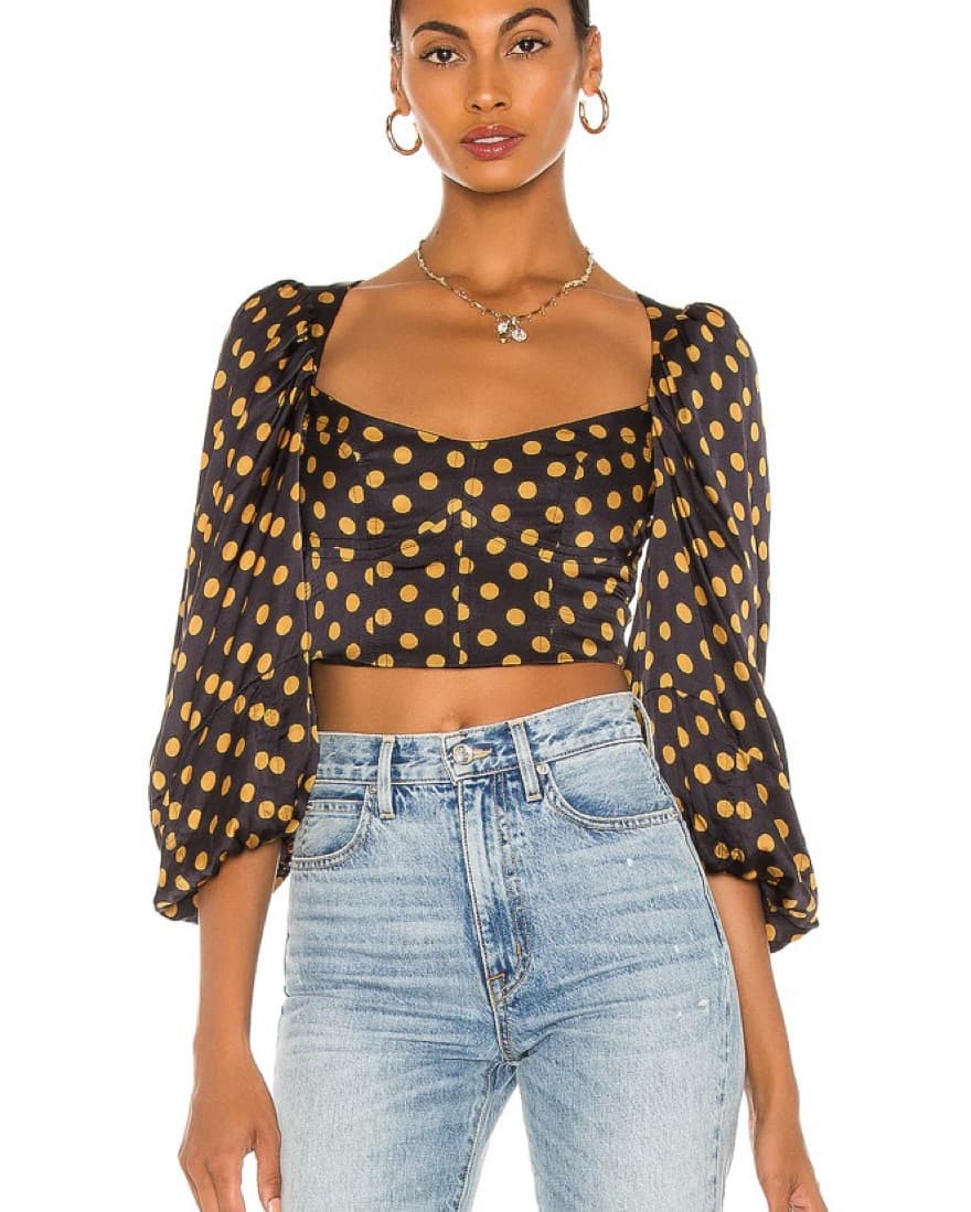 For Love & Lemons Lark Blouse - Image 1
