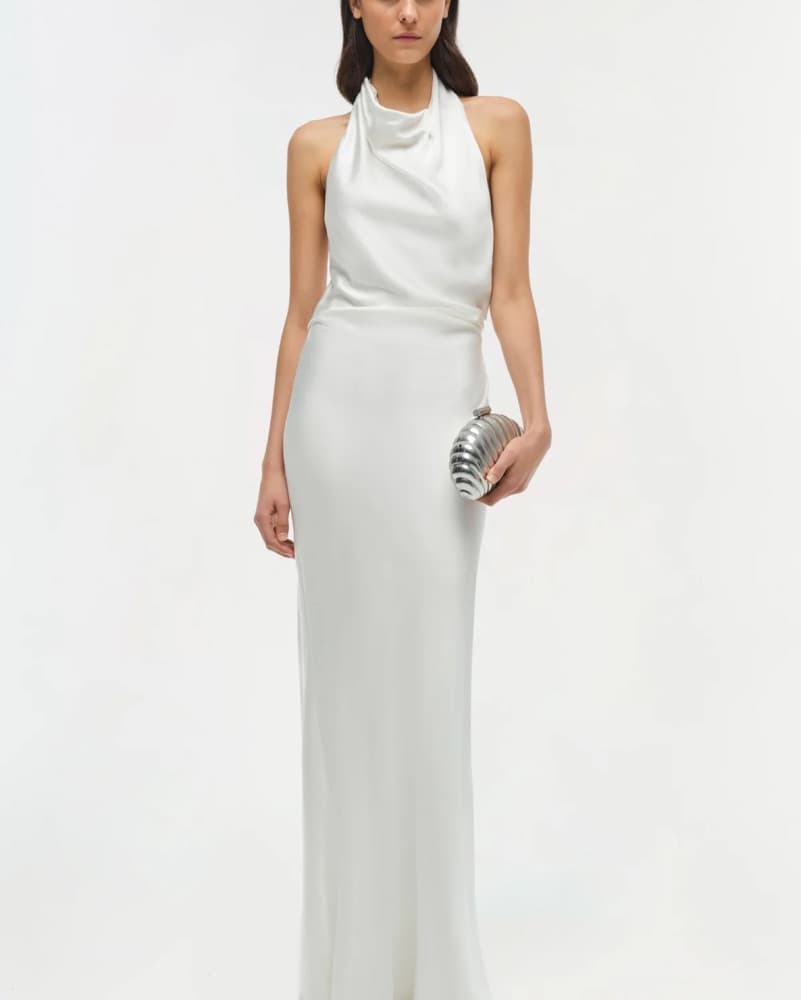 Simkhai Reannon Satin Gown - Image 1