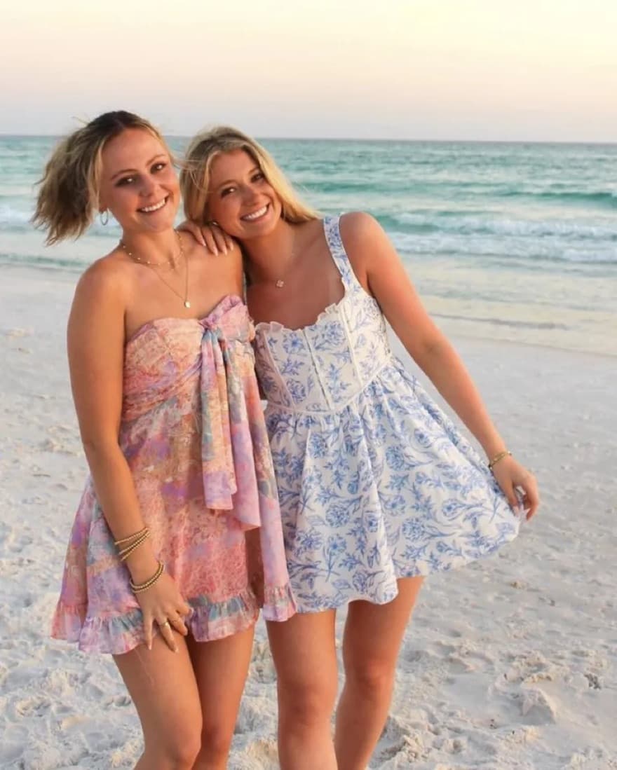 For Love And Lemons Maisie Linen Dress - Image 3