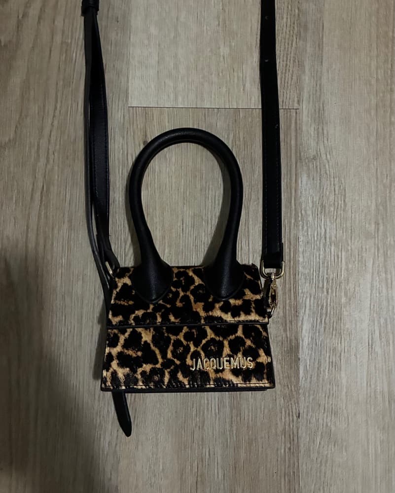 Jacquemus Chic Leopard Print Handbag - Image 1