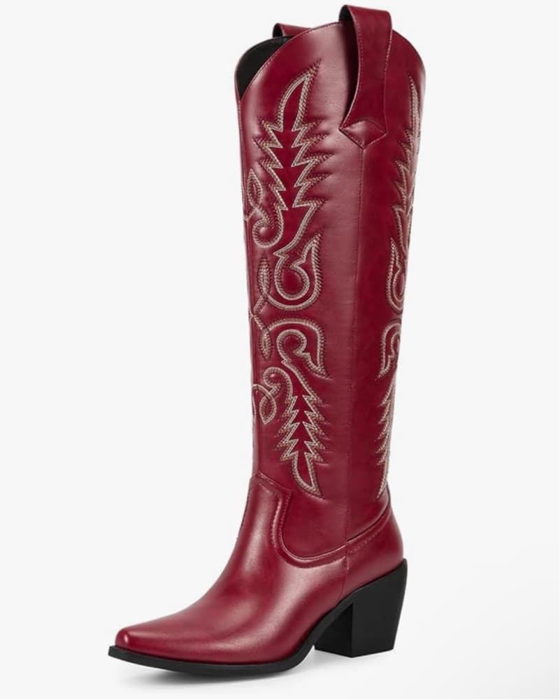 Red cowgirl boots - Image 2