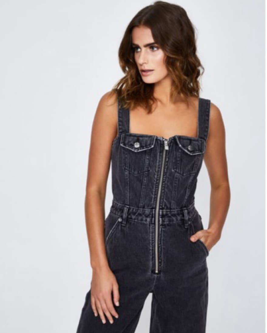 Ksubi Minute Jumpsuit Cement Black - Image 1