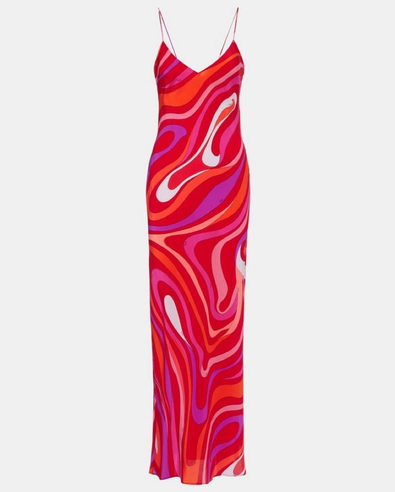 Pucci Maxi Dress - Red / Pink - Image 1