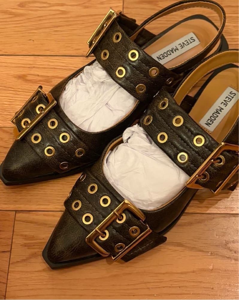 Steve Madden Brown Ballet Flats - Image 1