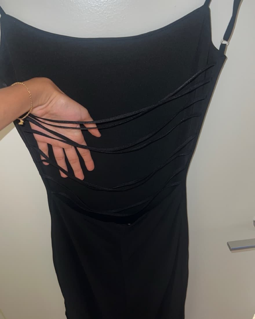 black Formal Long Dress  - Image 3