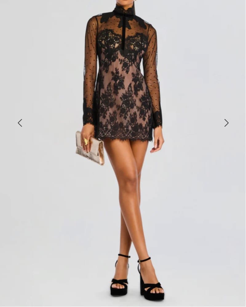 Retrofete Faylin Lace Dress - Image 1