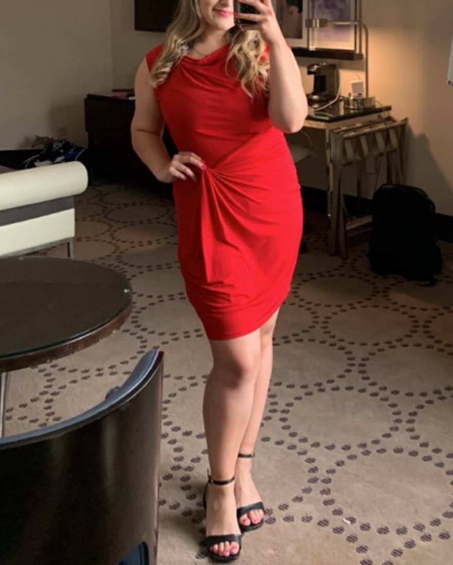 Red Michael Kors Sleeveless Night Out - Image 2