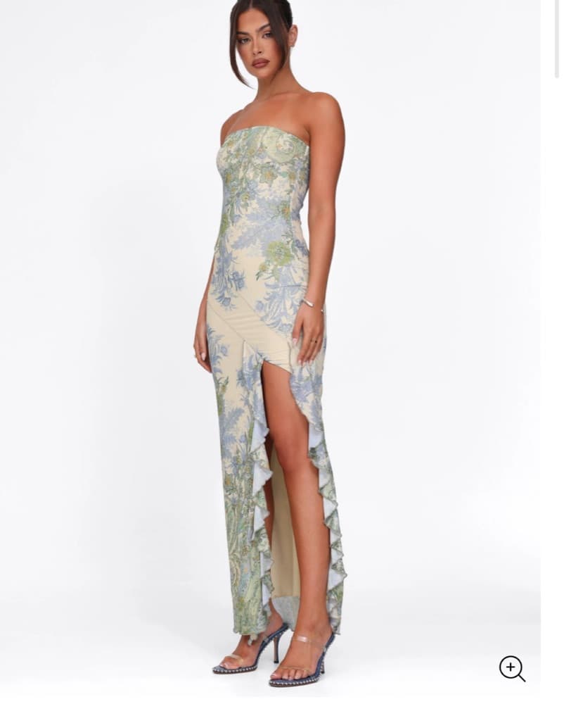 Tiger Mist Theo Paisley Formal Dress - Image 1