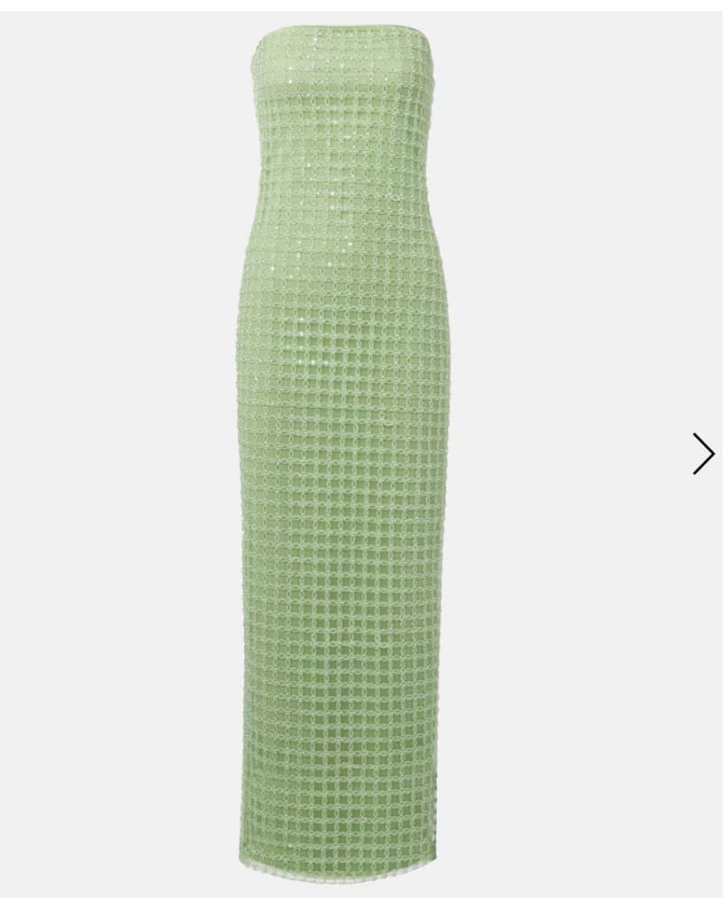 Rotate Embellished Strapless Gown - Image 1