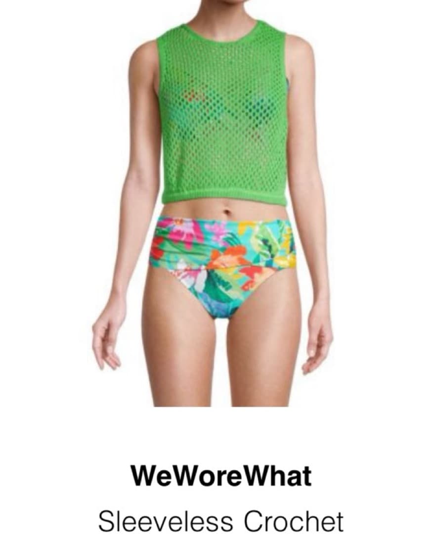 WEWOREWHAT Sleeveless Crochet Top - Image 2