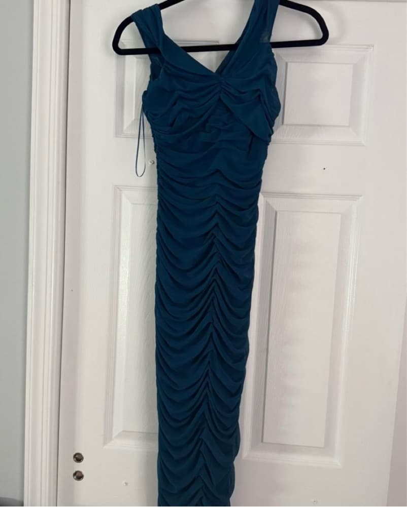 Reformation Ariadne Dress Blue Size 2 - Image 5