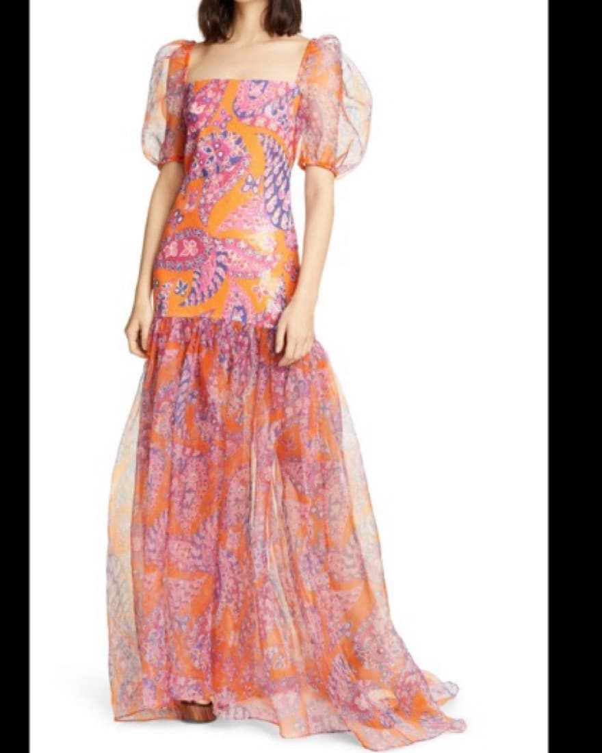 Staud Wilde Sequin Butterfly Paisley  - Image 1