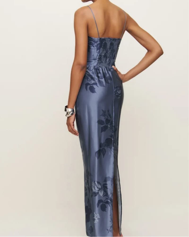 Reformation Frankie Silk Dress - Image 2