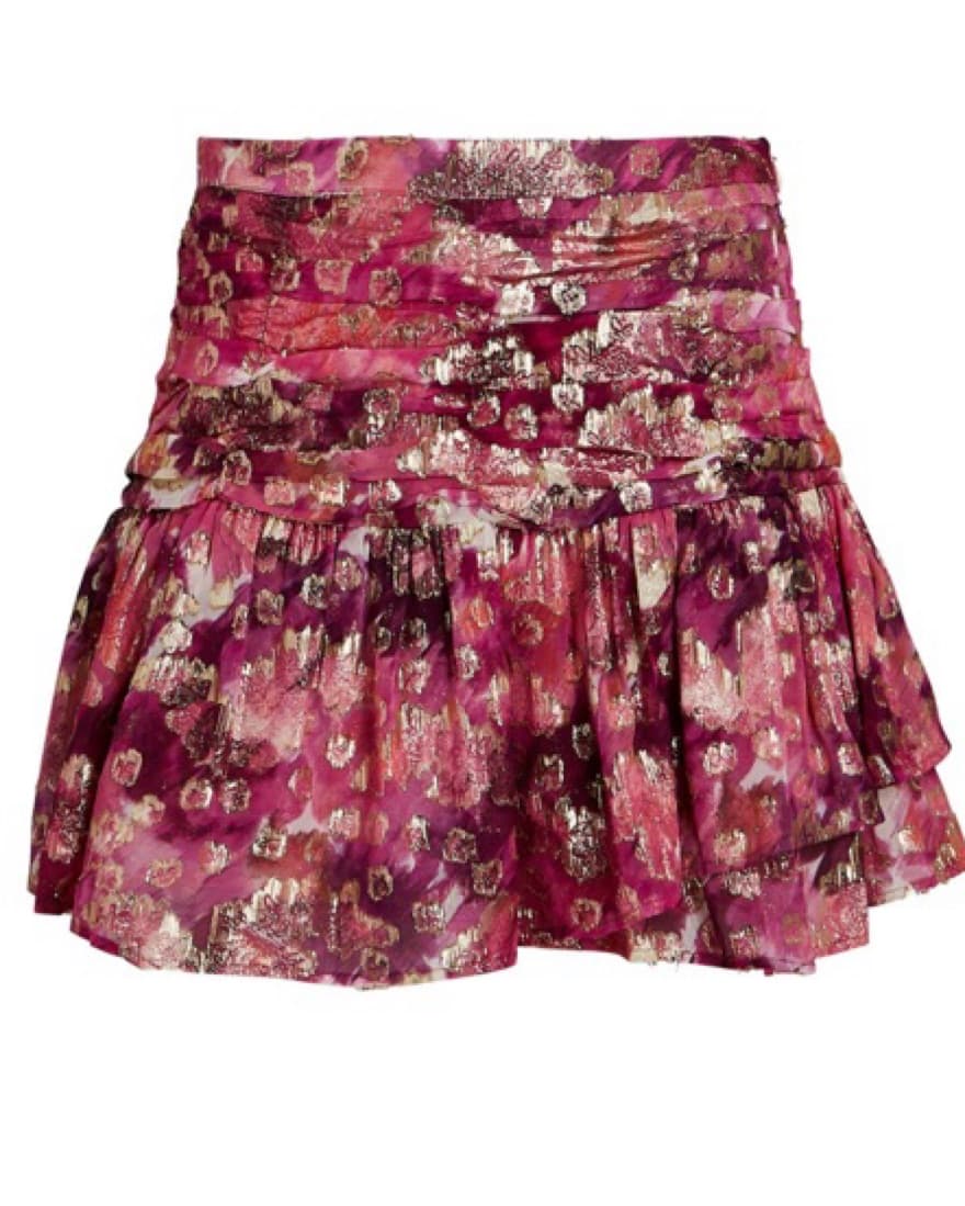 Loveshackfancy Pink Mini Skirt  - Image 2