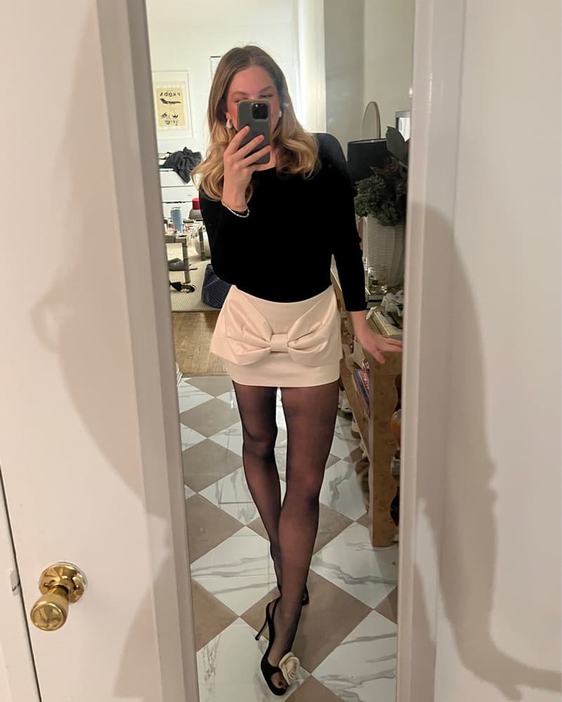 Bow Mini Skirt - Image 2