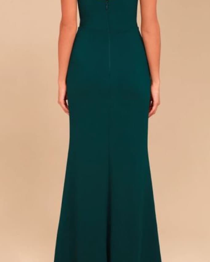 Lulu’s bridesmaide Dress - Forest Green  - Image 2