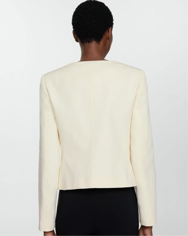 Mango Double Buckle Jacket Blazer XS - Image 4