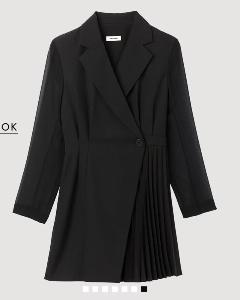 Sandro Wrap Dress - Image 5
