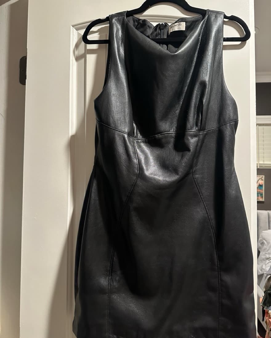 House Of CB Faux Leather Minidress - Image 2