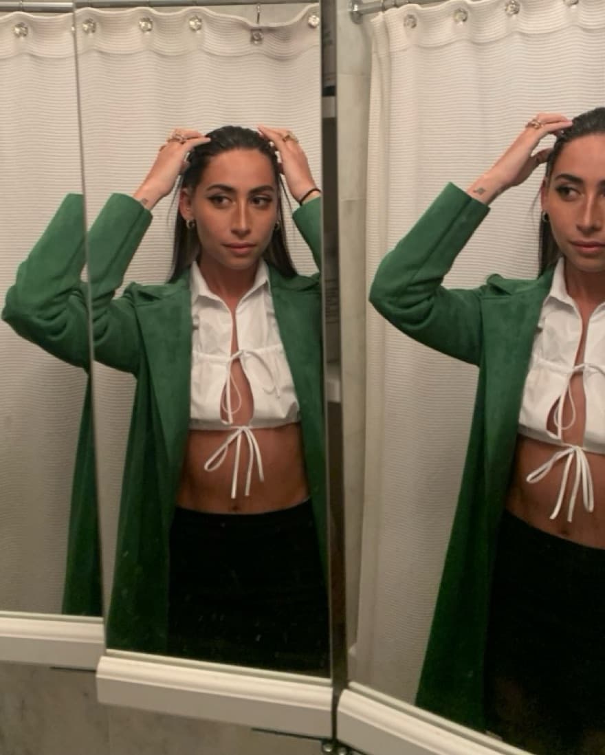 Green Velvet Zara Jacket  - Image 2