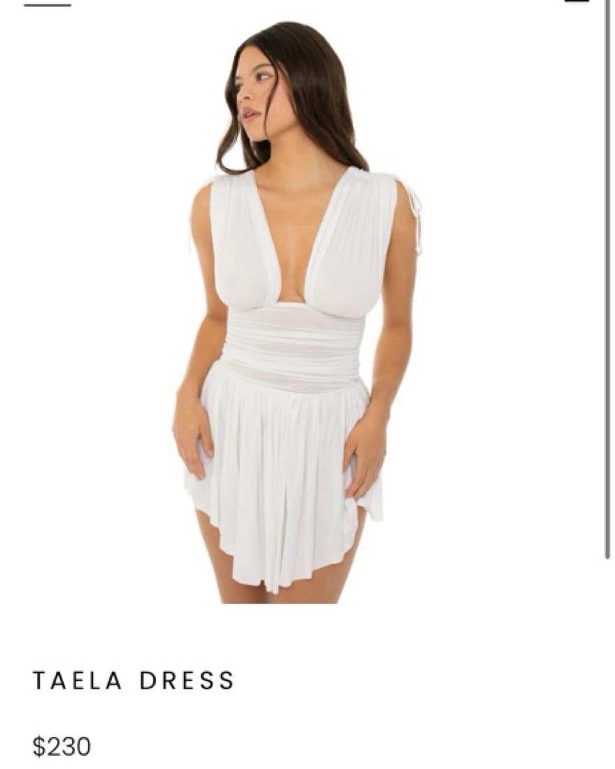 Are You Am I - White Taela Dress - Image 3