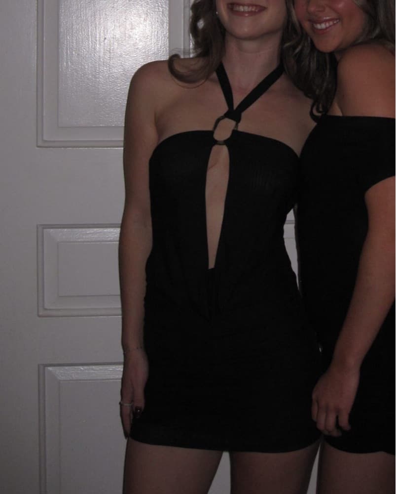 Outcast Black Mini Dress - Image 4