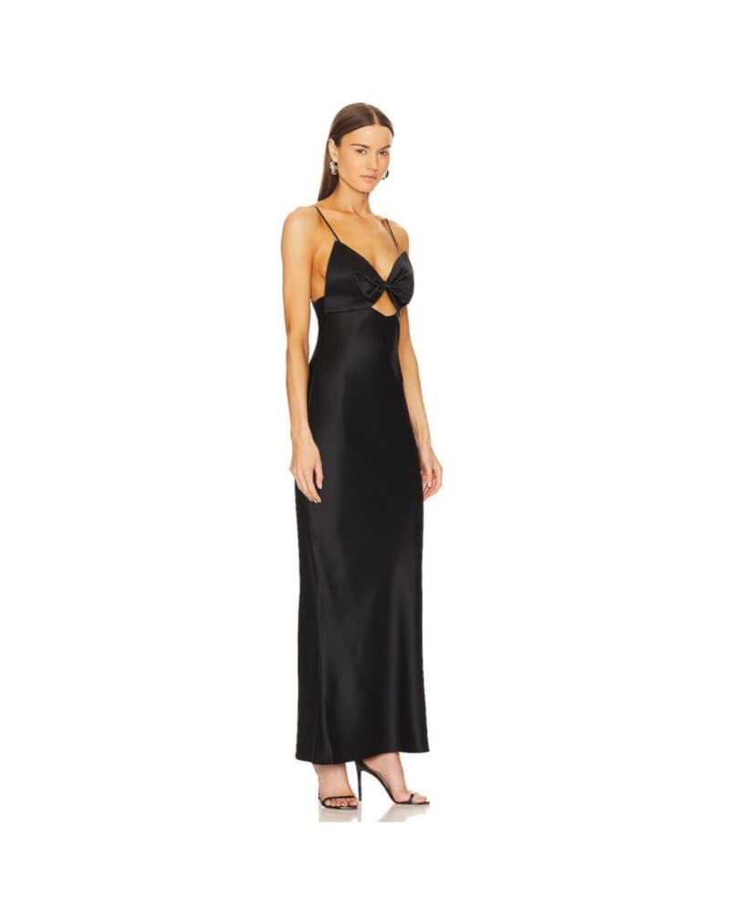 Fleur Du Mal - Bow Slip Dress - Image 2