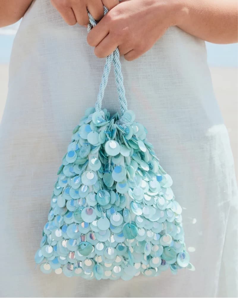 Lizzie Fortunato Gala Bag Aquamarine - Image 1