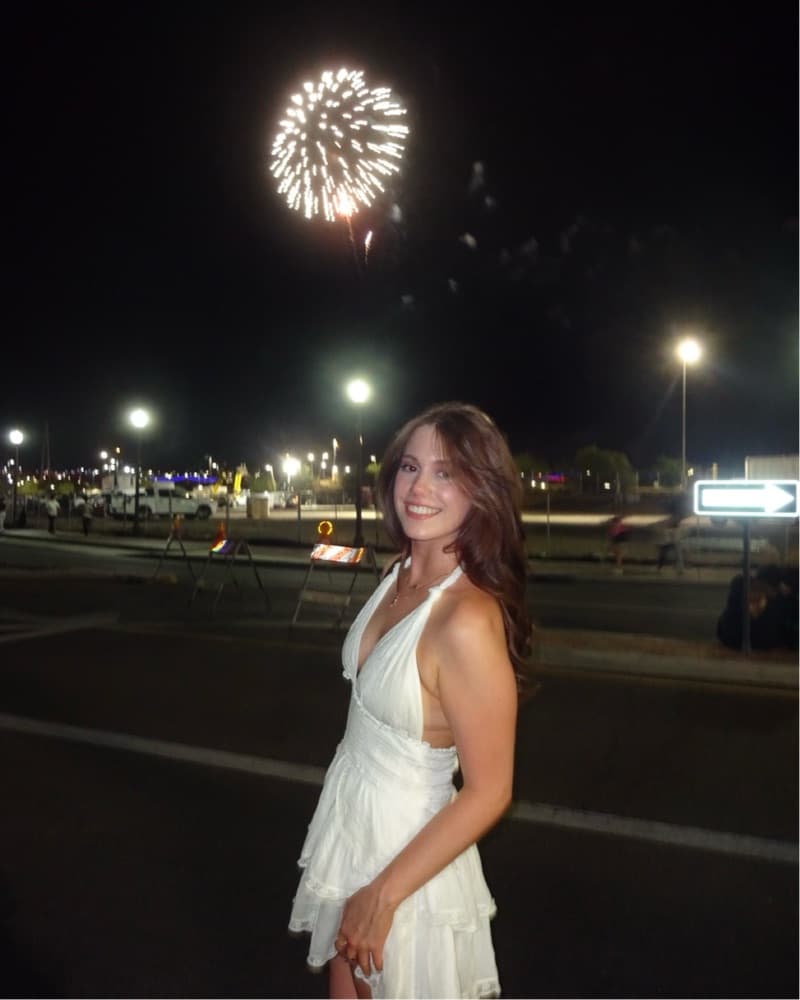Deanna Halter Dress In True White - Image 4