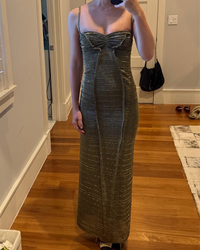 Element Dress in Gold  - Image 3