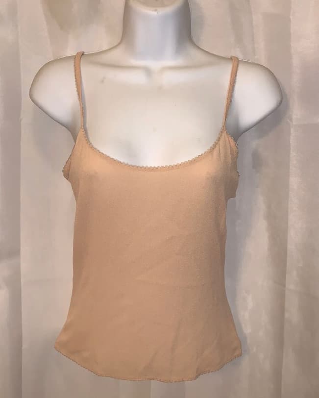 CHANEL size 38 silk camisole - Image 3