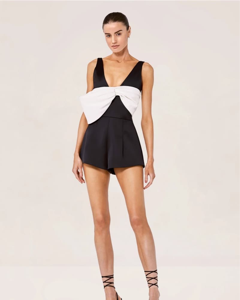 Alexis Romper with Bow Accent - Image 1