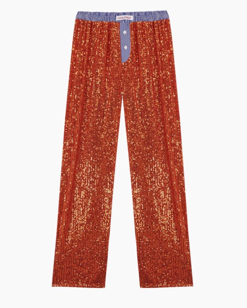 Orange Sparkly Handover Pants - Image 2