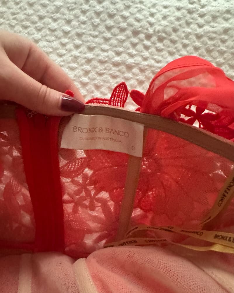 Bronx And Banco Maia Red Mini Dress 2 - Image 5