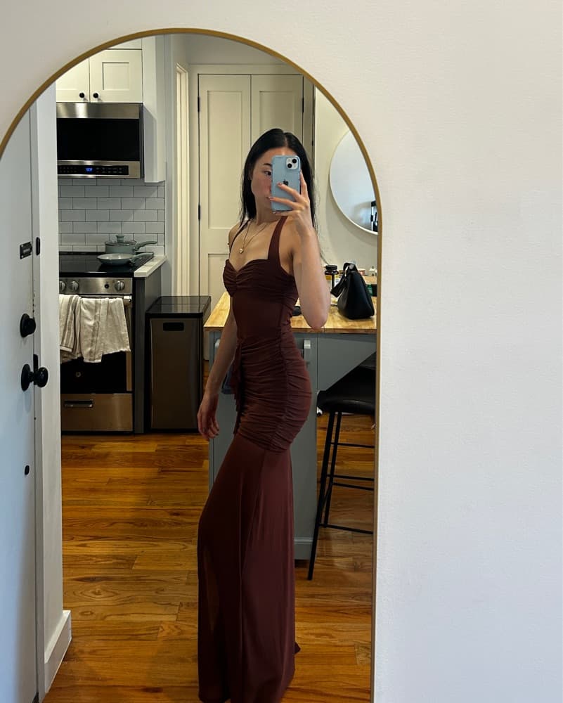 espresso maxi dress - Image 5