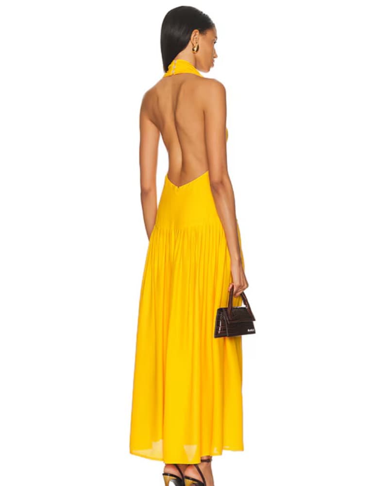 Proenza Schouler Tala Halter Maxi Dress - Image 5