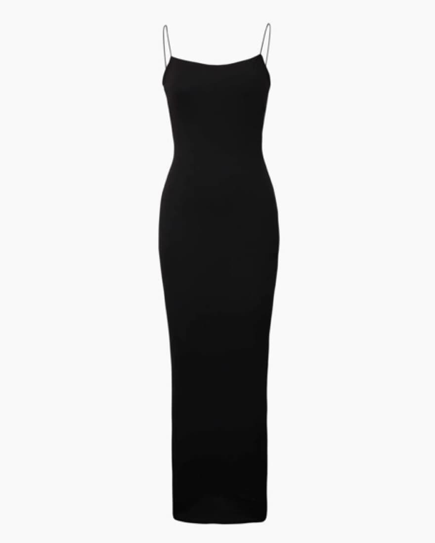 Micas Black Maxi Dress - Image 1